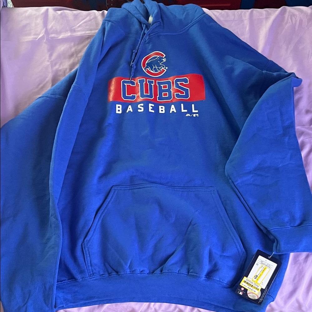 Genuine Merchandise Blue Cubs Baseball Sweater